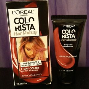 New L'Oreal Colorista Hair Makeup Pink Violet